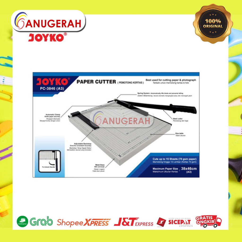 

JOYKO PC-3846 A3 PAPER CUTTER