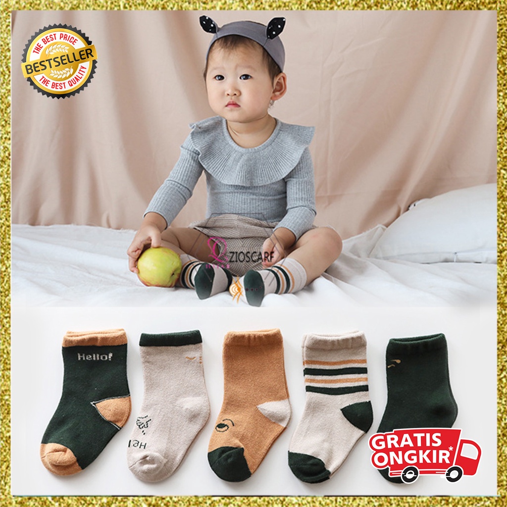 Kaos Kaki Bayi Anak Perempuan Laki-laki Motif Karakter Lucu Aksesoris Fashion KAAG