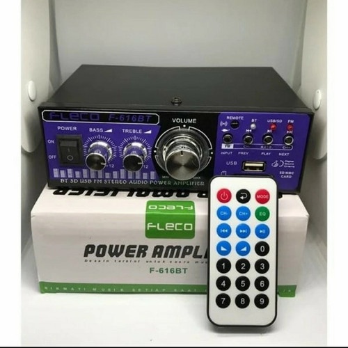 PROMO POWER AMPLIFIER BLUETOOTH F-616BT/AMPLIFIER SALON AKTIF F 616bt/POWER AMPLIFIER &amp; MIXER /AMPLI FLECO