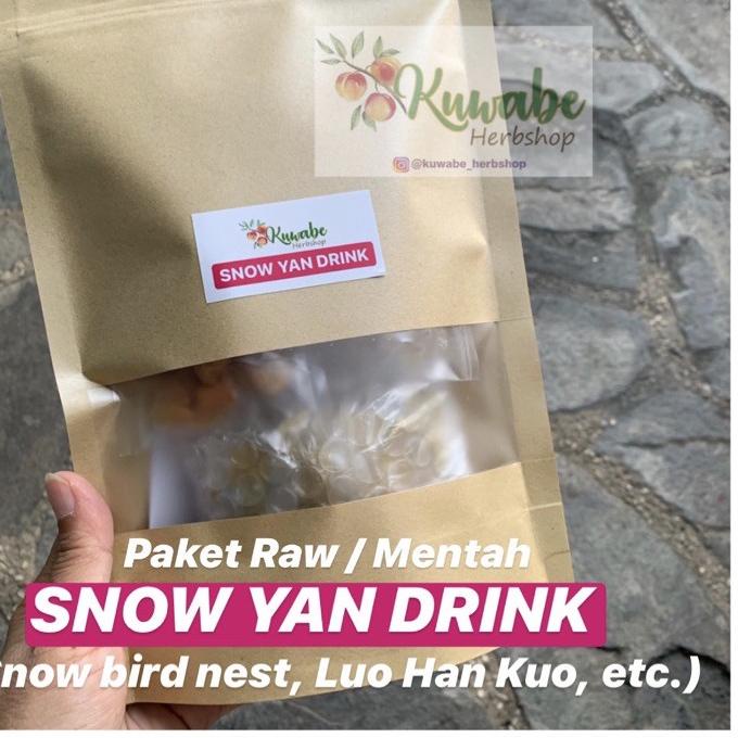 

♪ SNOW YAN DRINK/ PAKET MENTAH SNOW BIRD NEST TINGGI KOLAGEN ➦