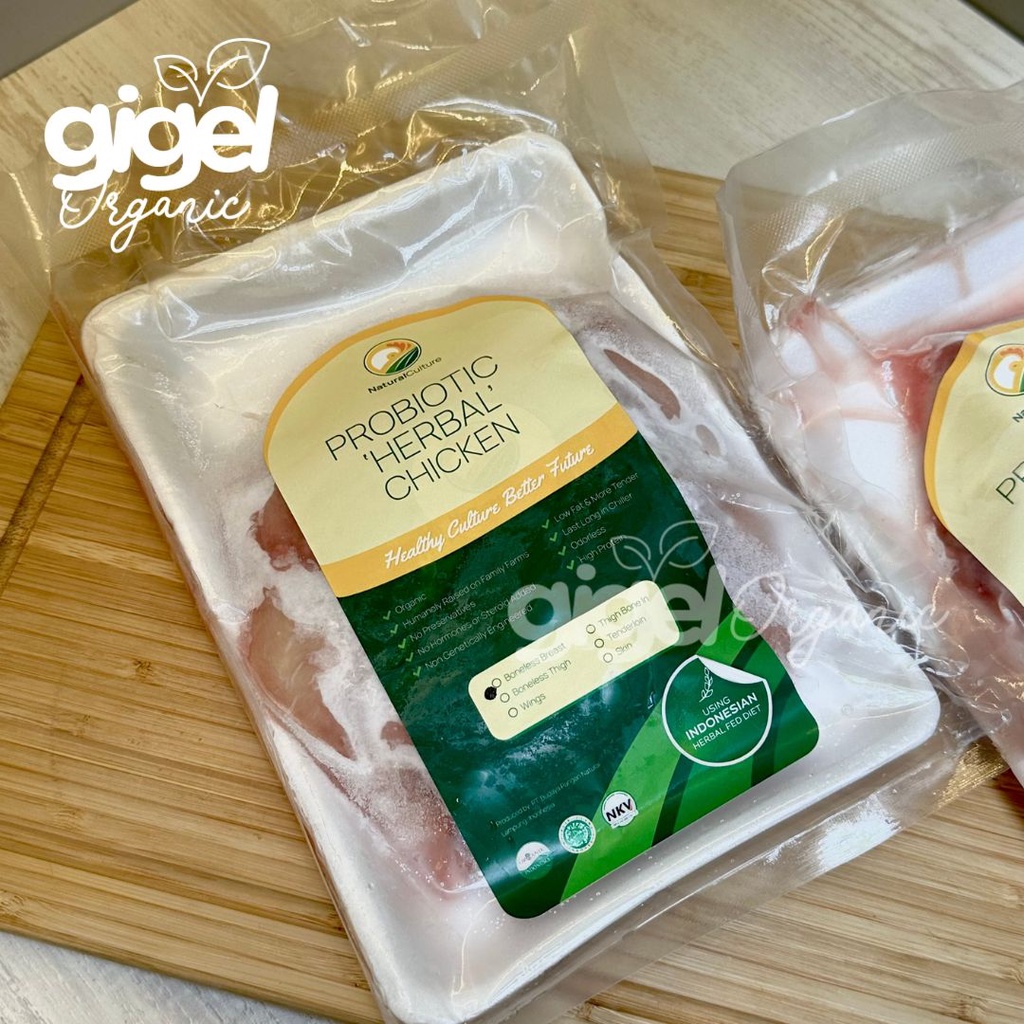 

Natural Culture Dada Ayam Boneless Organik Certified Probiotik Herbal Rendah Kolesterol - 500g