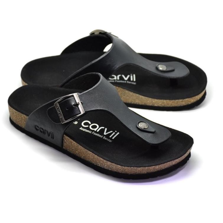 TERBAIK SANDAL CASUAL CARVIL BOSTON 01M FOOTBED MAN