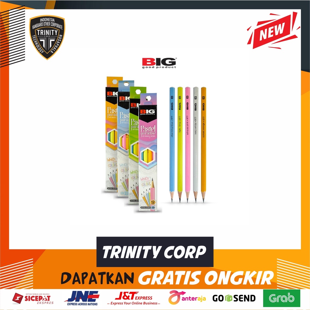 

Pensil 2B Pastel Paradise PS-977 Per-pcs