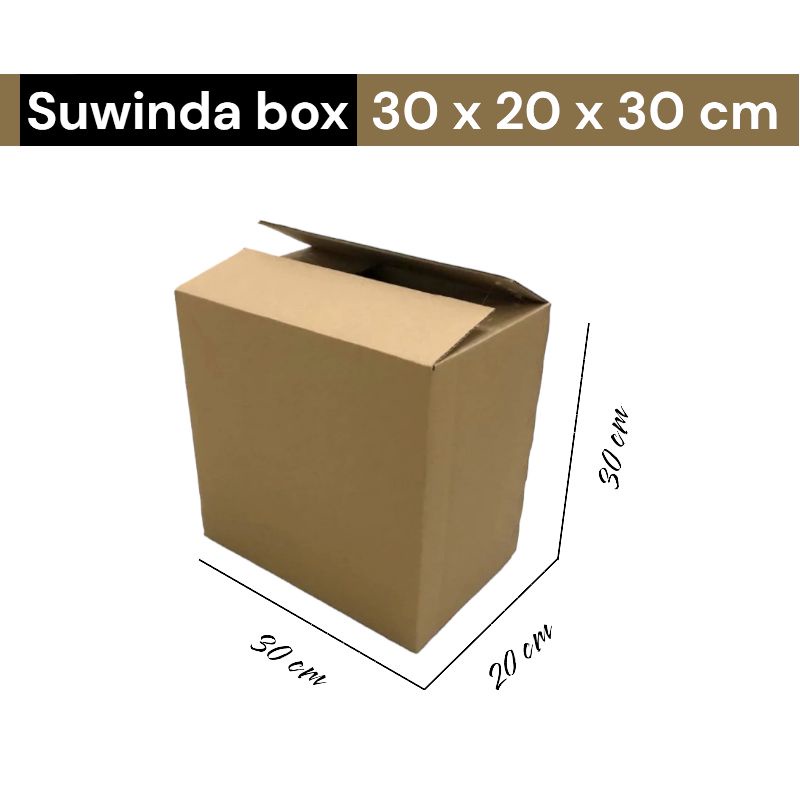 

Kardus karton uk. 30x20x30 cm Kotak Box ST untuk packing Souvenir -dll