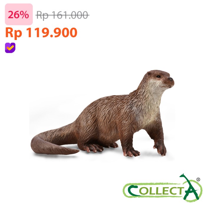 HOT SALE COLLECTA 88941 - COMMON OTTER - ANIMAL FIGURE TERMURAH