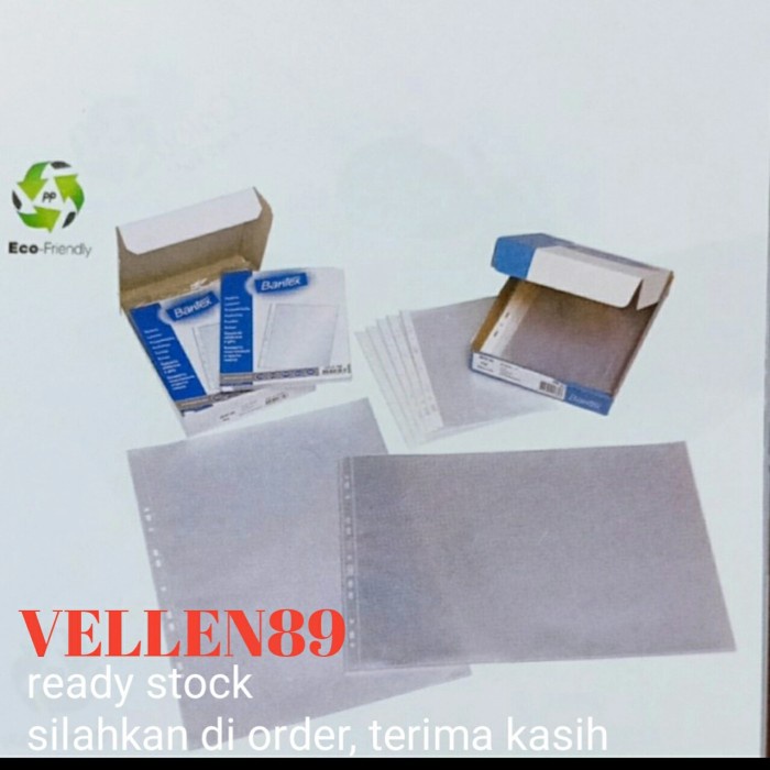 

Terlaris Plastik Pp Pocket A3 Landscape/Portrait @100 Pcs Merk Bantex
