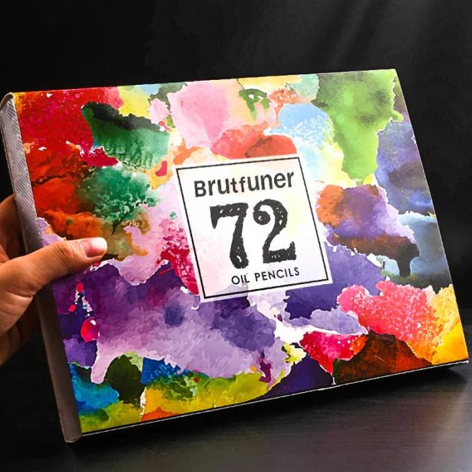 

Pensil Warna Brutfuner Painting Oil Pencil Artist Color Pencils Set 72