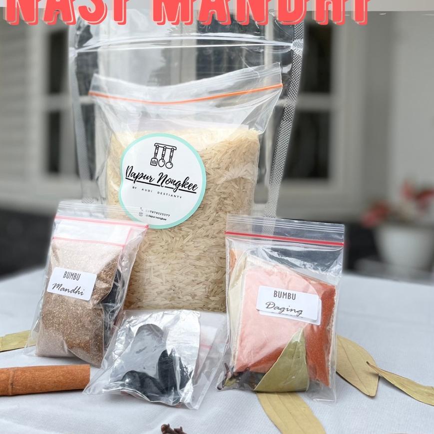 

❁ Nasi Mandhi | Beras Basmati 1kg dengan Bumbu Nasi Mandhi | Nasi Mandhi Instan ✦