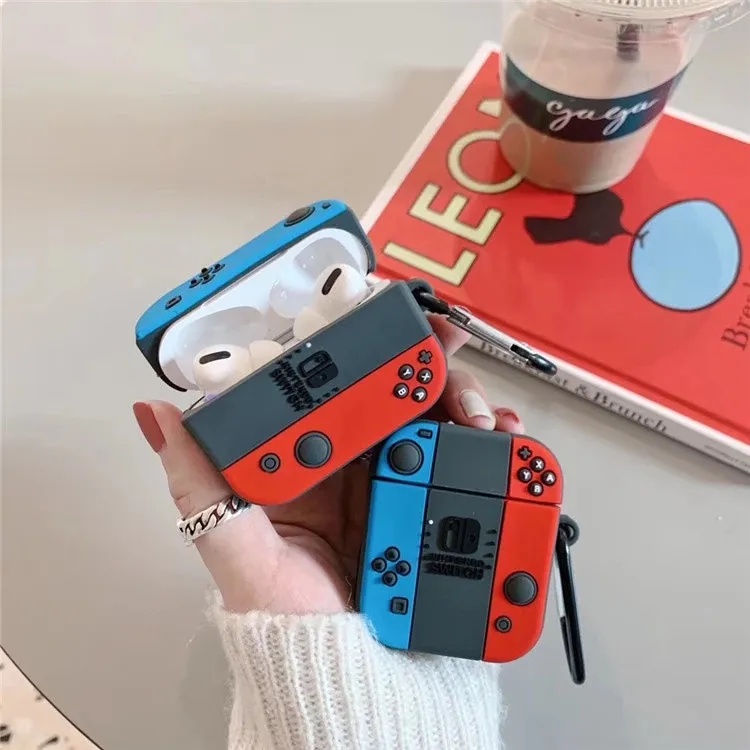 Aksesoris Casing Airpods Airpod Case Gen 1 / 2 Pro Nintendo Switch Game Lucu Silikon Cute Soft Silic