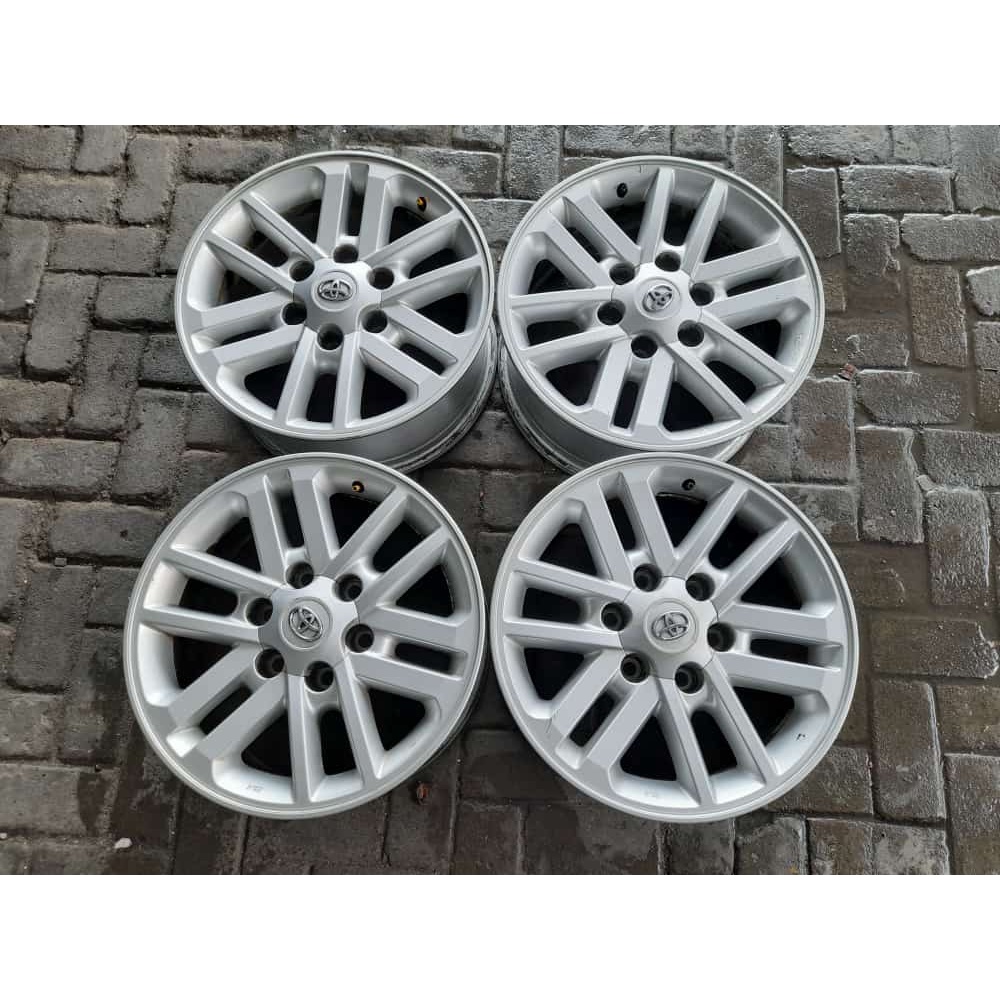 velg mobil bekas fortuner ring 17 pcd 6x139