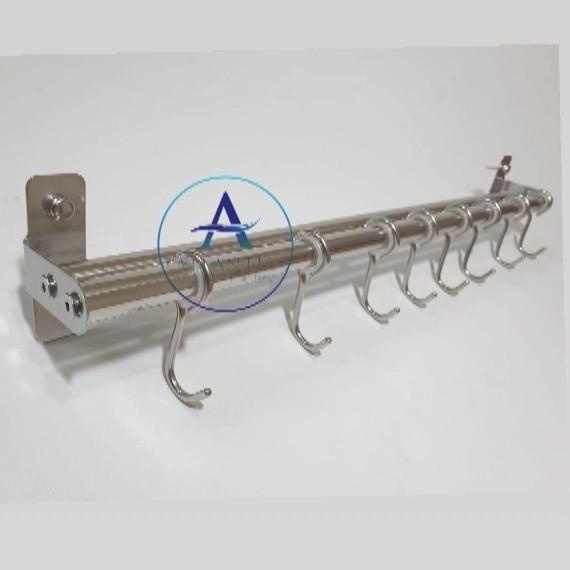 Terlaris Gantungan Dapur Geser/Gantungan Panci/Kapstok Geser Panjang 50Cm