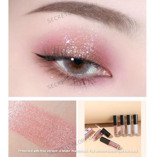 LAMEILA Glittering Liquid Eyeshadow 5 Warna Shimmer