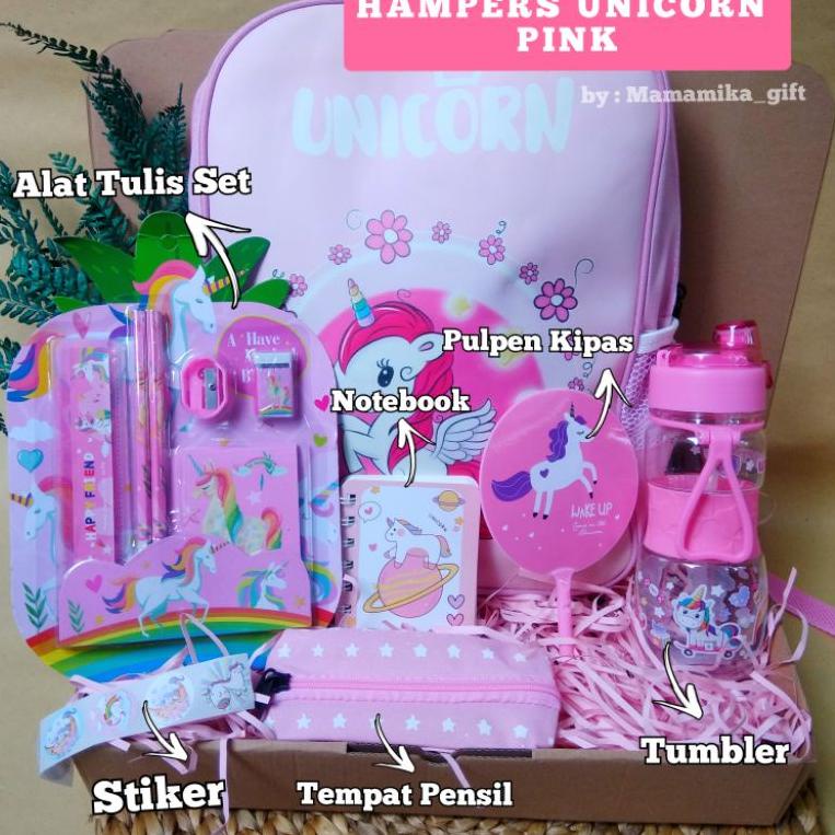 HAMPERS ANAK UNICORN / KADO ULANG TAHUN ANAK PEREMPUAN TK SD SALE TERBATAS