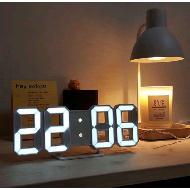 Jam Dinding Jam Meja LED Digital Clock -OMHZOQWH