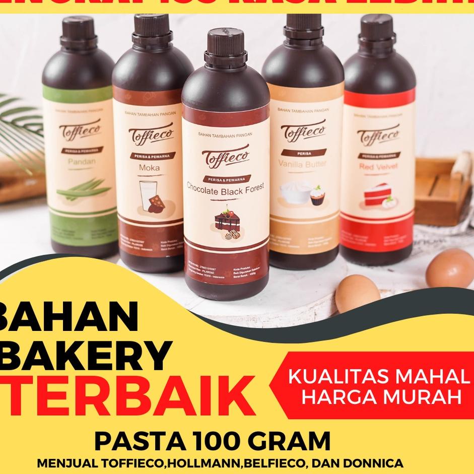 

⅍ TERLENGKAP!! Toffieco Pasta 1 Kilogram Tofieco Mocca Super Vanilla Butter Pandan Coklat ➵