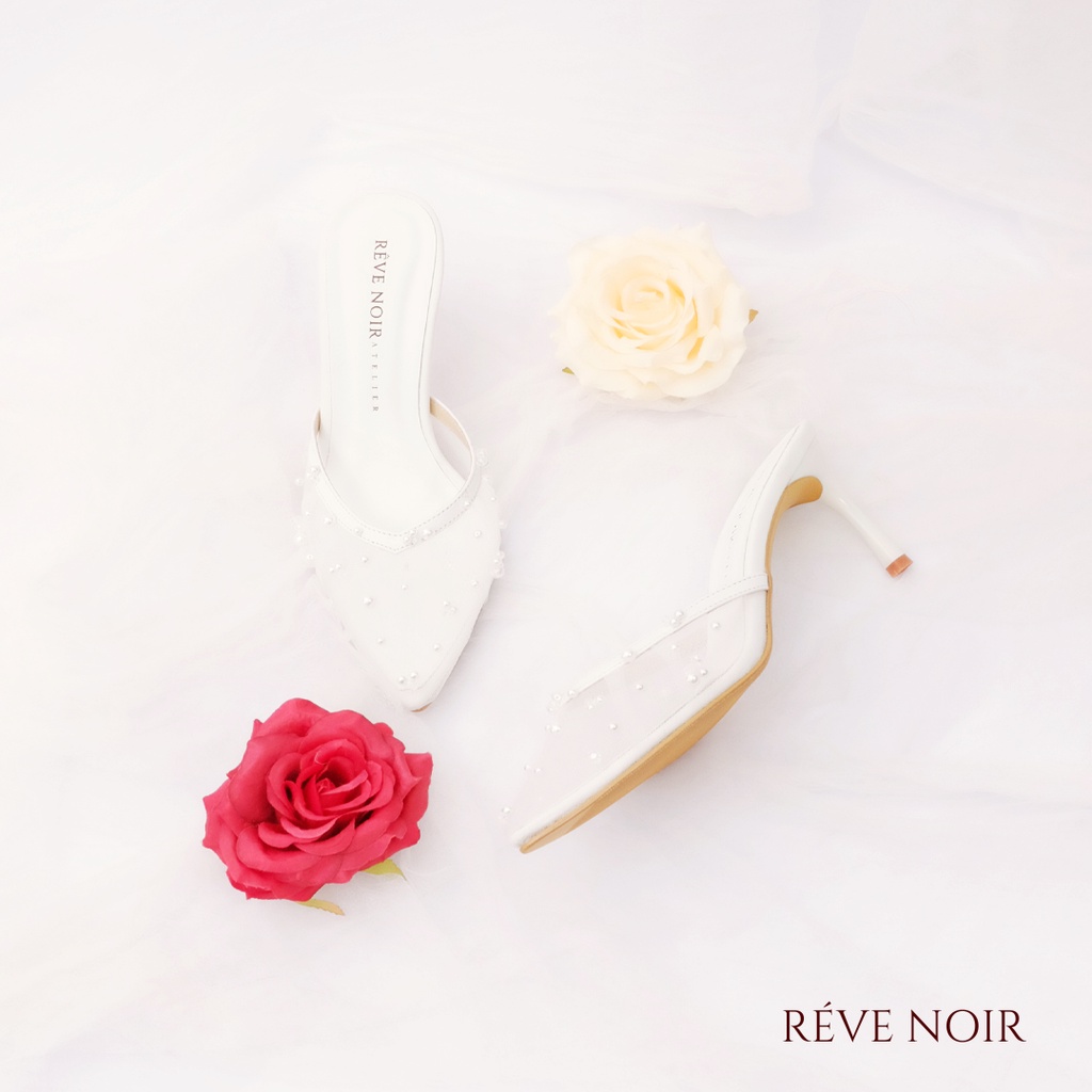 REVE NOIR Atelier Bulgarie Sepatu Heels| Wedding Heels 7 cm