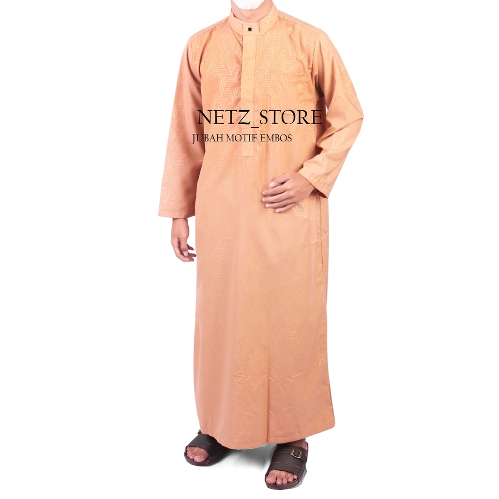 JUBAH GAMIS PRIA EMBOS SULTAN MEWAH / GAMIS PRIA MUSLIM MOTF EMSBOSS