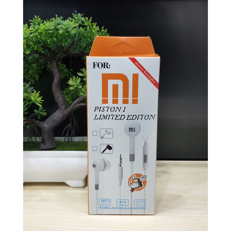 Handsfree Xiaomi 1 Packing Import Earphone Piston Xiaomi Headset Piston BY SMOLL