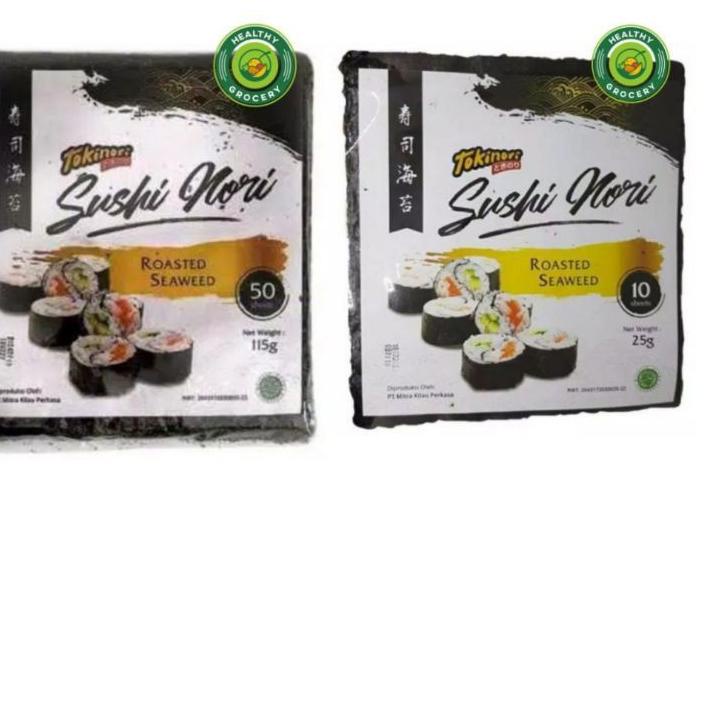 

Garansi Terbaik Tokinori Sushi Nori Roasted Seaweed 10 sheet / 50 sheet