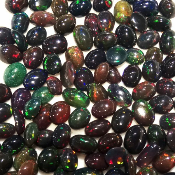 Batu Cincin PASTI MURAH NATURAL KALIMAYA BLACK OPAL AFRIKA LOSTONE BELUM TERMASUK RING  FULL JARONG 