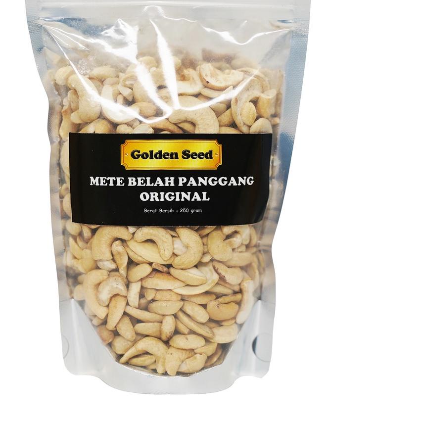 

➧ [BELAH] METE BELAH PANGGANG ORIGINAL 250 GR | MEDE OVEN MENTE ROASTED SPLIT CASHEW 250 GRAM | ORIGINAL ☃