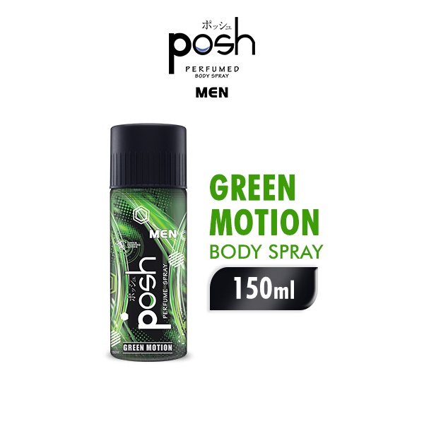 Posh Spray Cologne Men Green Motion Botol 150 ml