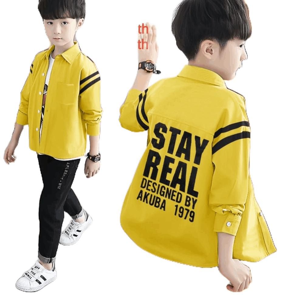 RECOMENDED DVC/ hem kids AKUBA/ kemeja anak laki laki/ atasan anak