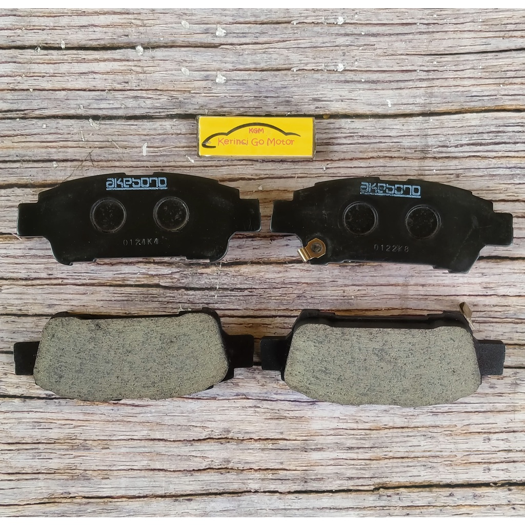 BRAKE PAD KAMPAS REM BELAKANG ALPHARD VELFIRE 02-08 AKEBONO AN-639WK