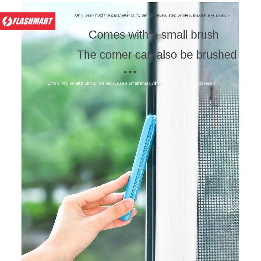 Flashmart Sikat Pembersih Jendela Two-way Screen Windows Brush - H-3319