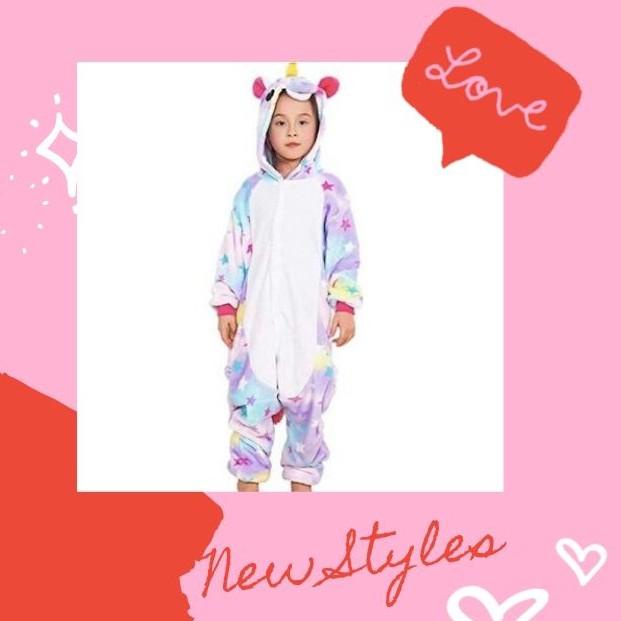Kostum Anak Unicorn Kostum Cosplay Unicorn Kostum Onesie Unicorn 004