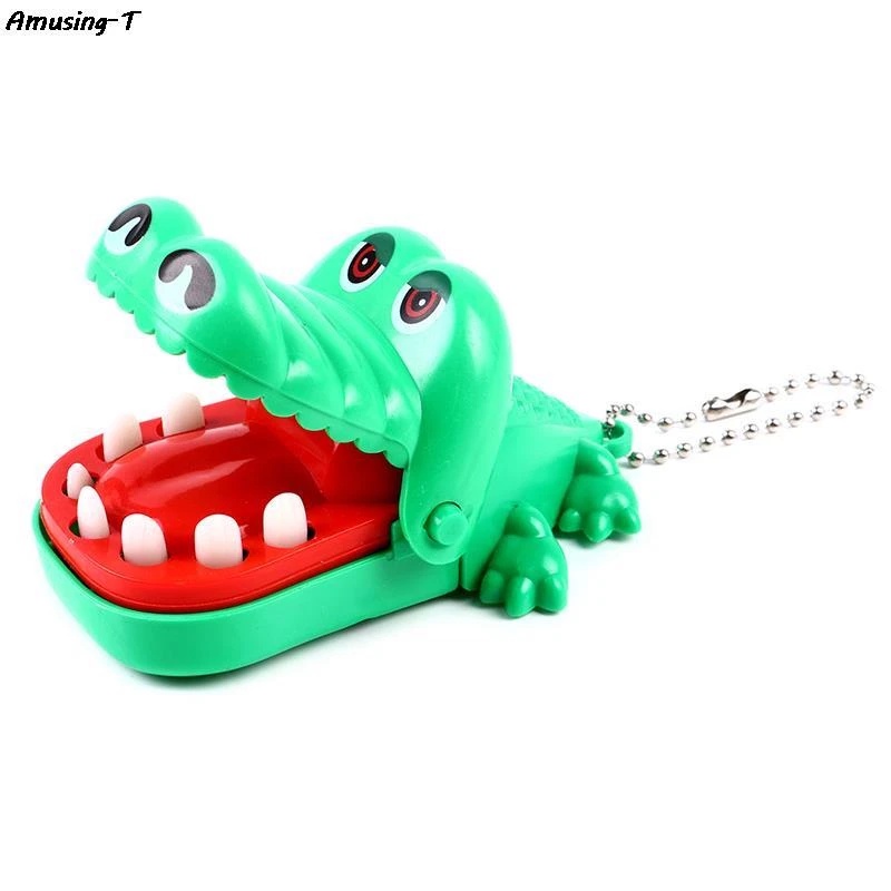 YGtoys Gantungan Kunci Tas Boneka Buaya Gigit Mainan Mini Kecil Crocodile Dentist Keychain