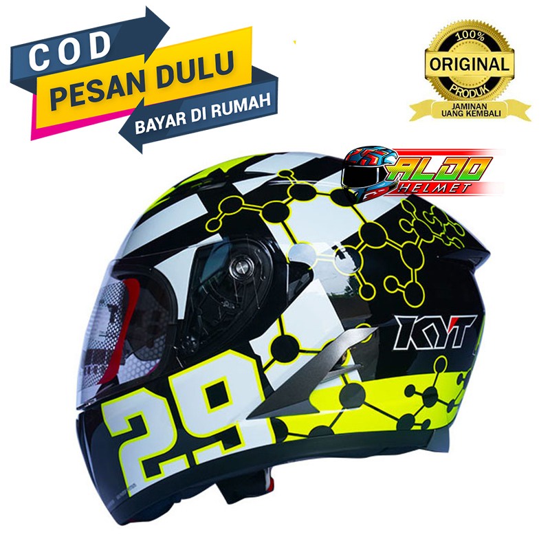 Helm KYT Vendetta 2 Andrea Ianone BONUS KACA IRADIUM | Fullface Vendeta Double Visor