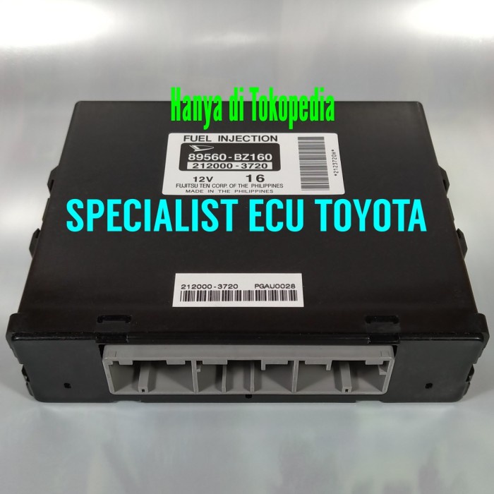 89560-BZ160 ECU AVANZA VVTI 1.5CC TYPE S COMPUTER KOMPUTER TIPE 1500CC ORIGINAL BEST QUALITY