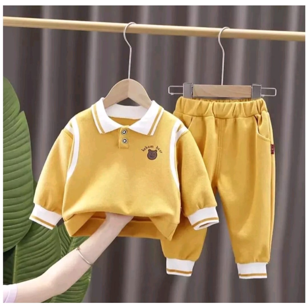 Promo-Setelan Baju Musim Dingin Anak Setelan Bebyterry Anak Laki-Laki Dan Anak Perempuan Umur 1-5 Tahun