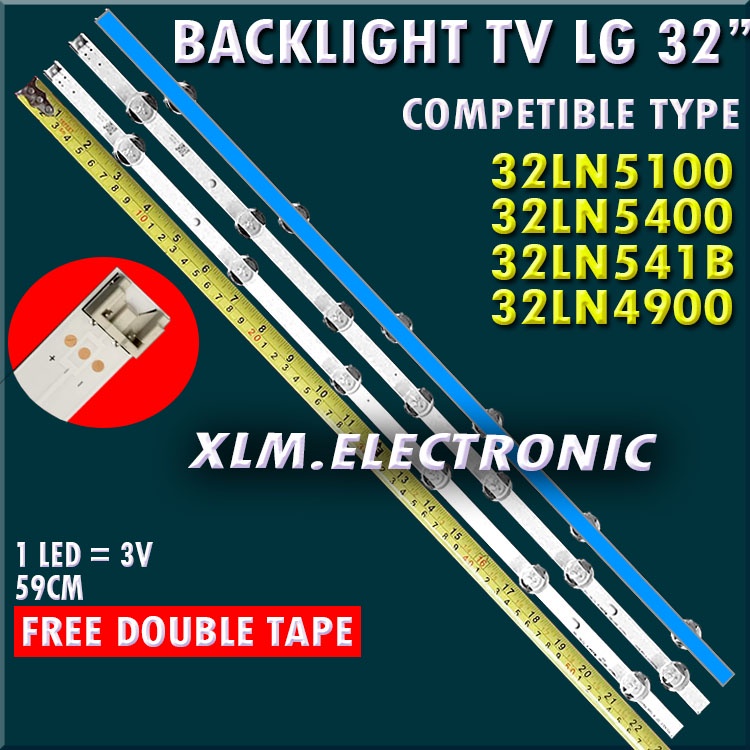 BACKLIGHT TV LED LG 32LN5100 32LN541B 32LN5400 32LN4900 backlight tv lg 32ln 3PCS 6-7-6 Backlight
