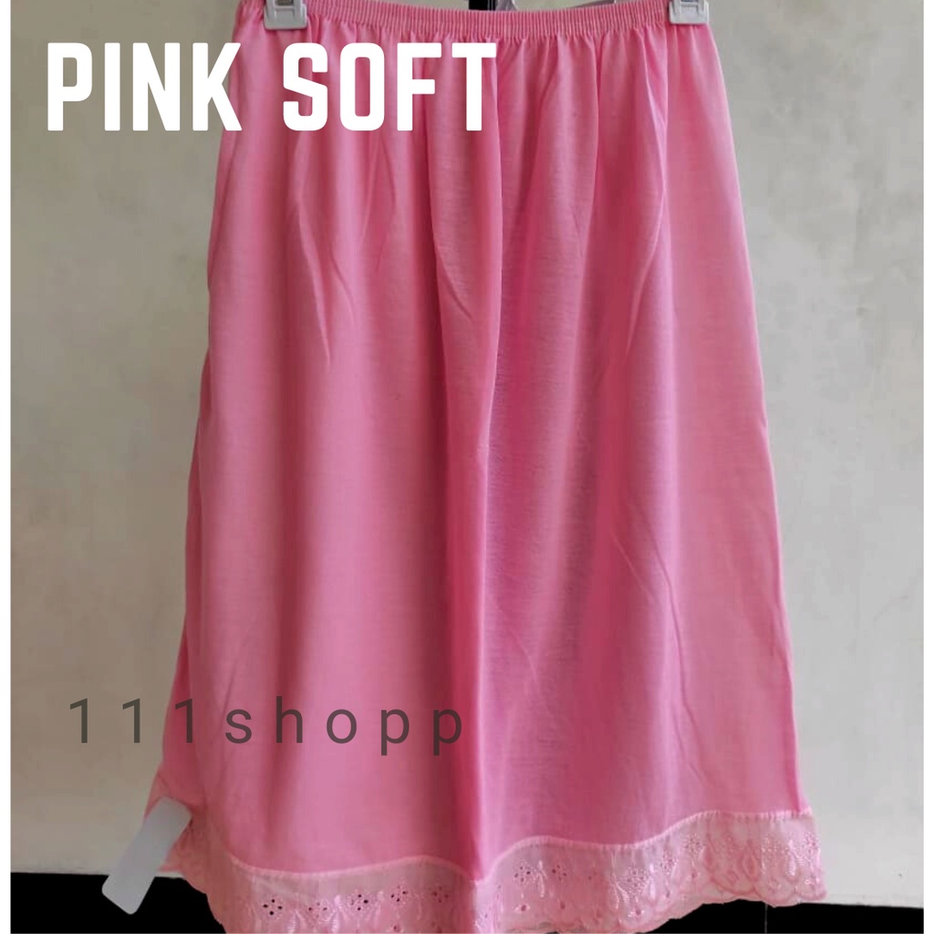 ANDROK ROK DALAM DALAMAN PENDEK WANITA SIZE XL XXL 3L Handrok Warna