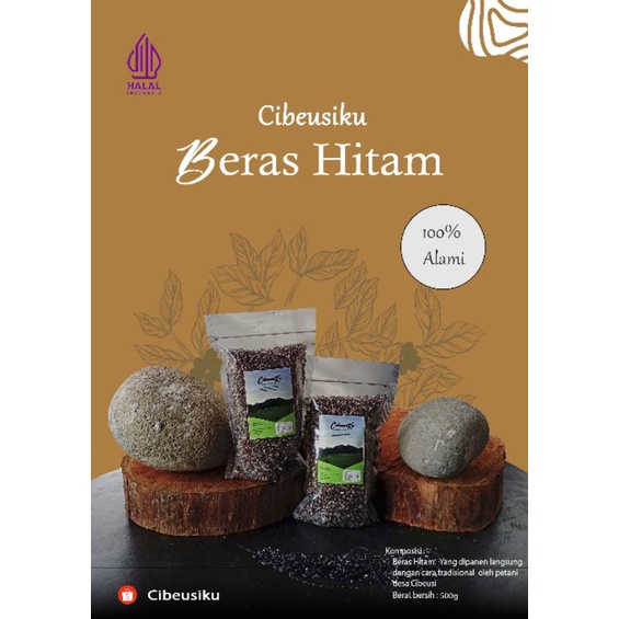 

Cibeusiku - Beras Hitam organik asli pegunungan 500G
