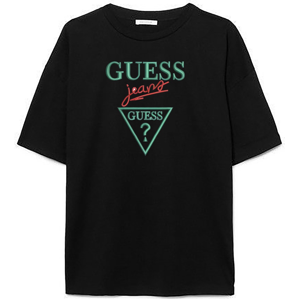 kaos DISTRO /BAJU premium GUESS cotton asli 100% original premium /baju branded-GS001