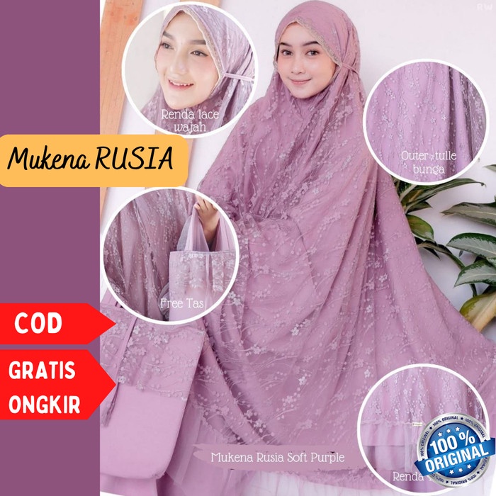 Mukena Rusia Dalanova Mukena Dewasa Premium Mewah Terbaru