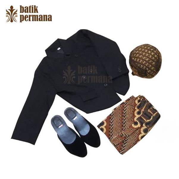 LANGSUNG ATC Ready Stock Baju adat jawa anak lengkap, beskap solo, beskap jawa, beskap jogya, beskap
