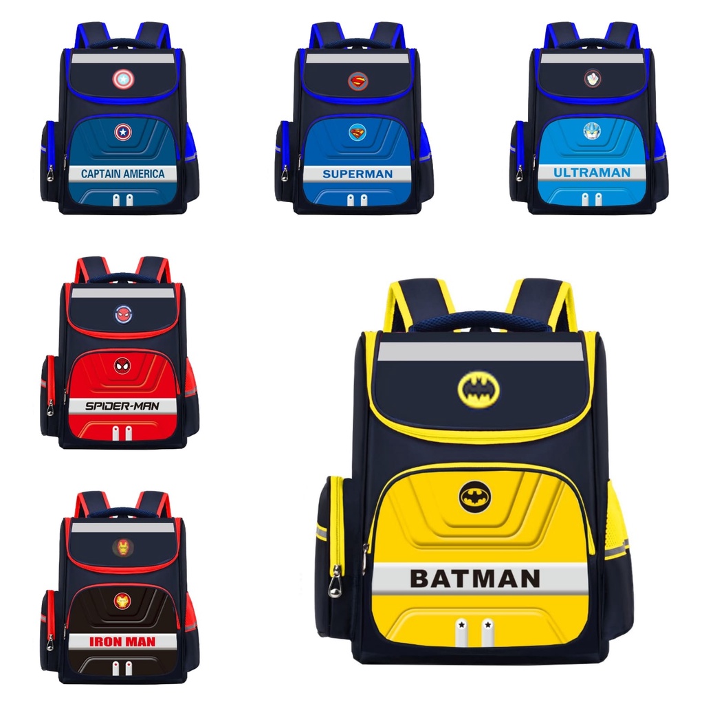 NEW TAS RANSEL ANAK SEKOLAH SD IMPORT TAHAN AIR 3D 00500-00508