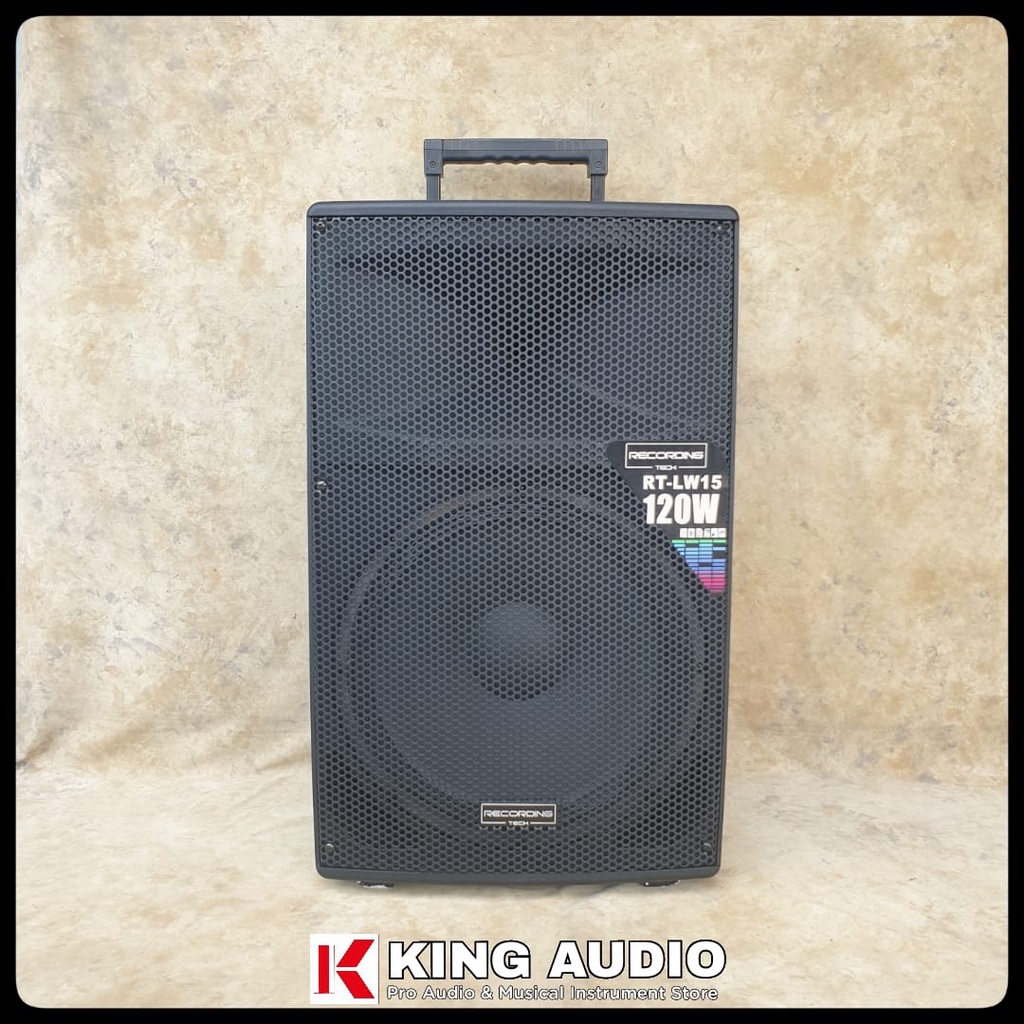Speaker Active Portable Speaker RecordingTech RT-LW15 Pro 120 Watt