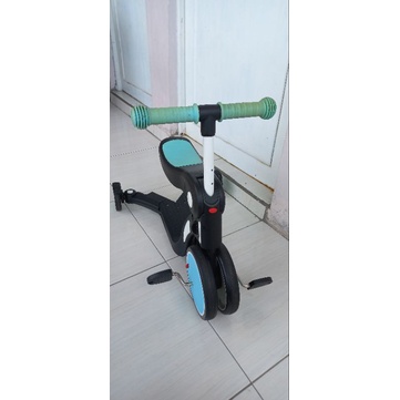 Sepeda anak roda 3 balance bike brand bebehoo 5 in 1 preloved