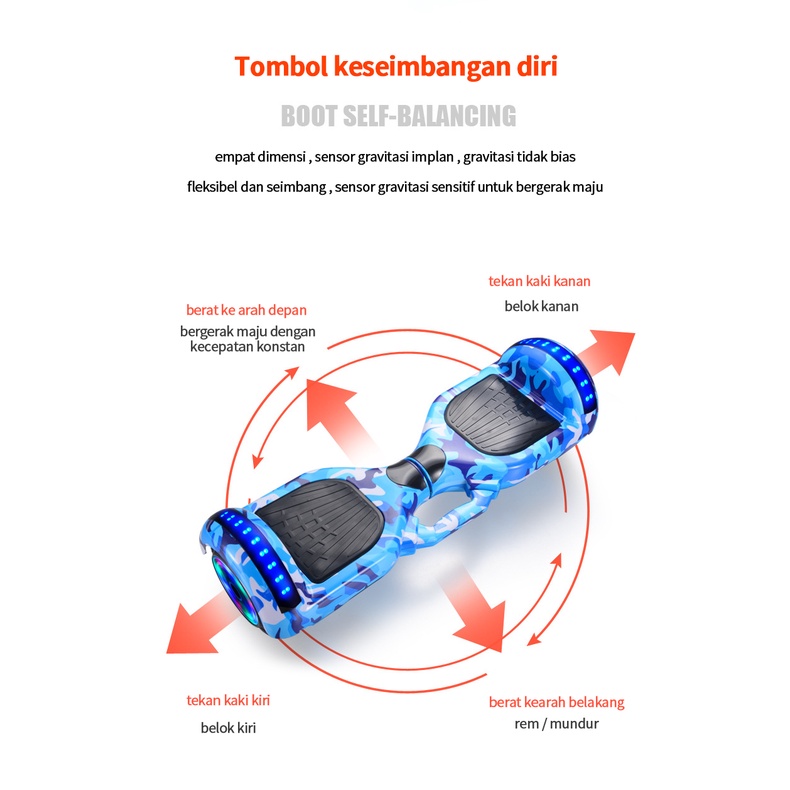 Terbaru Smart Balance Wheel / Hoverboard 7 Inch
