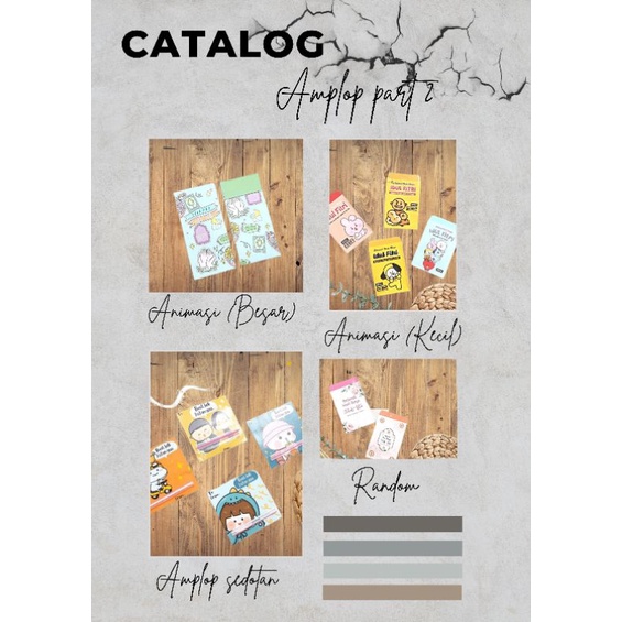 

AMPLOP LEBARAN KEKINIAN NEW DESAIN isi 10 pcs PART 2