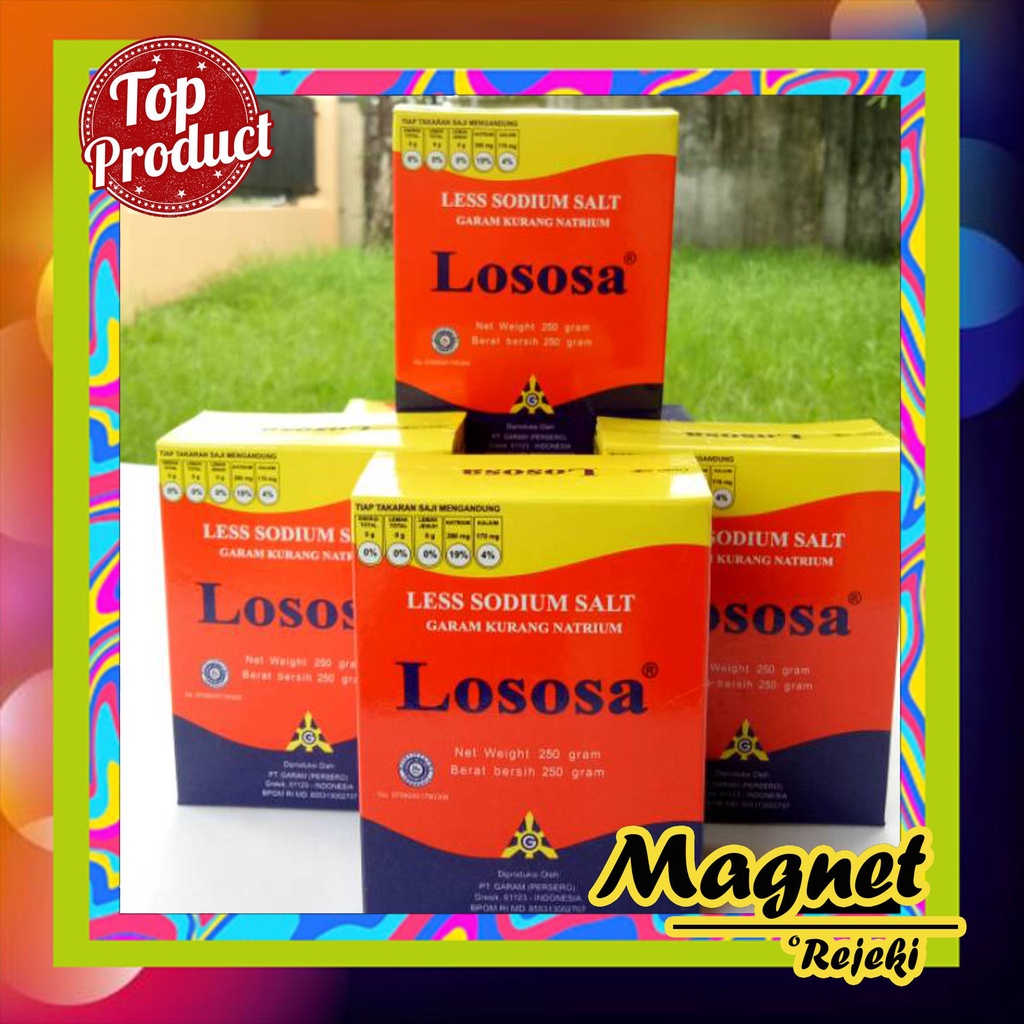 Garam Lososa 250gr Sehat Rendah Natrium
