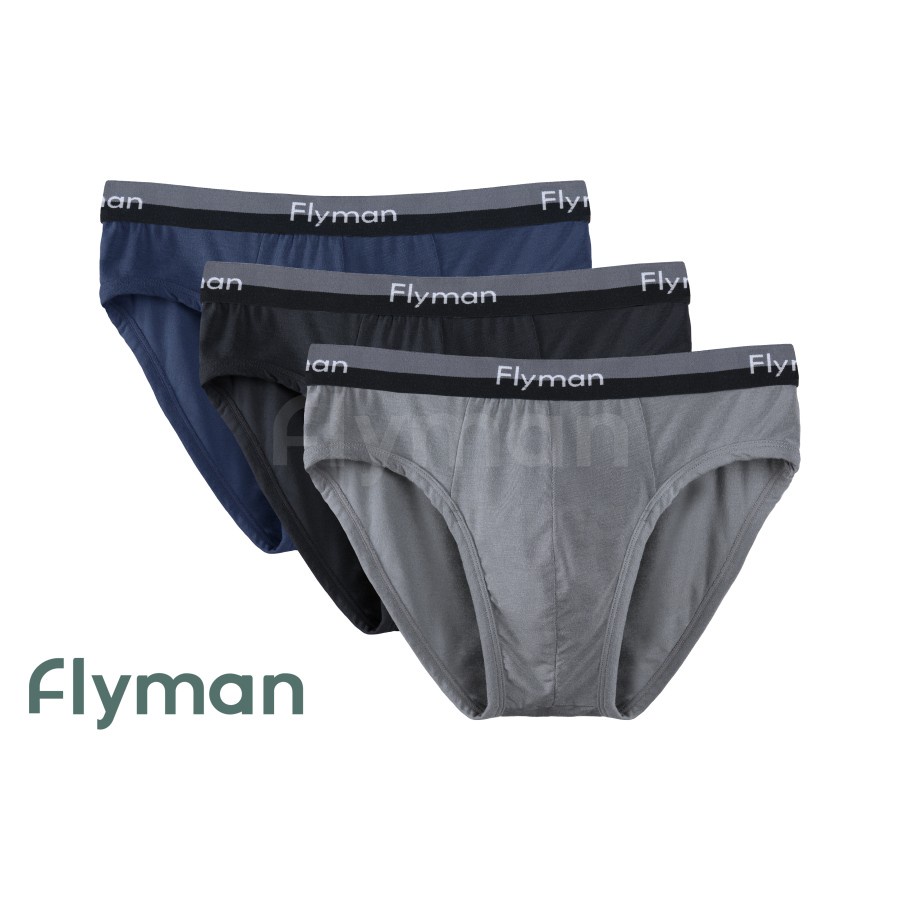 Celana Dalam Pria Modal Fabric isi 3 PCS Flyman FM 3066good  god