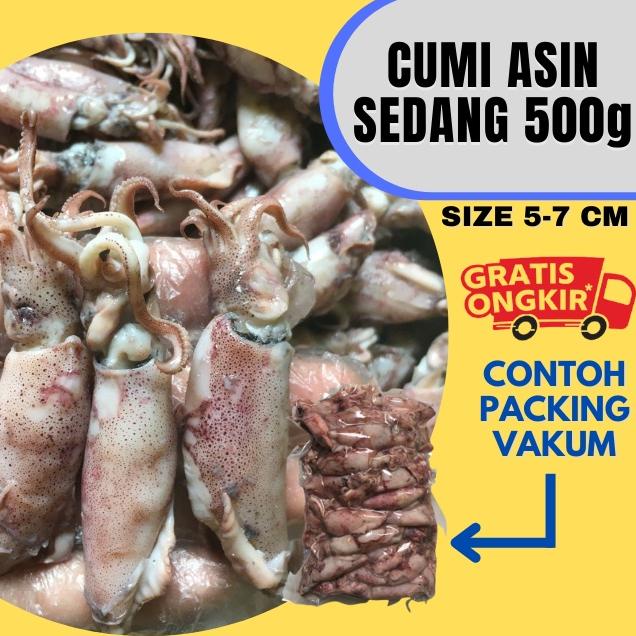 

♠ Cumi Asin Sedang Fresh 500 Gram ✪