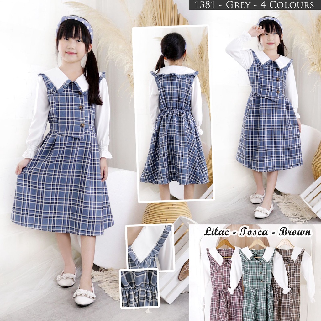 Two Mix - Dress Anak Perempuan - Baju Tunik Anak Cewek KL1381 KL1380