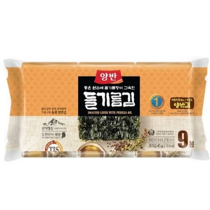 

Dongwon Rumput Laut Dengan Minyak Perila 45gr 9pcs 5gr